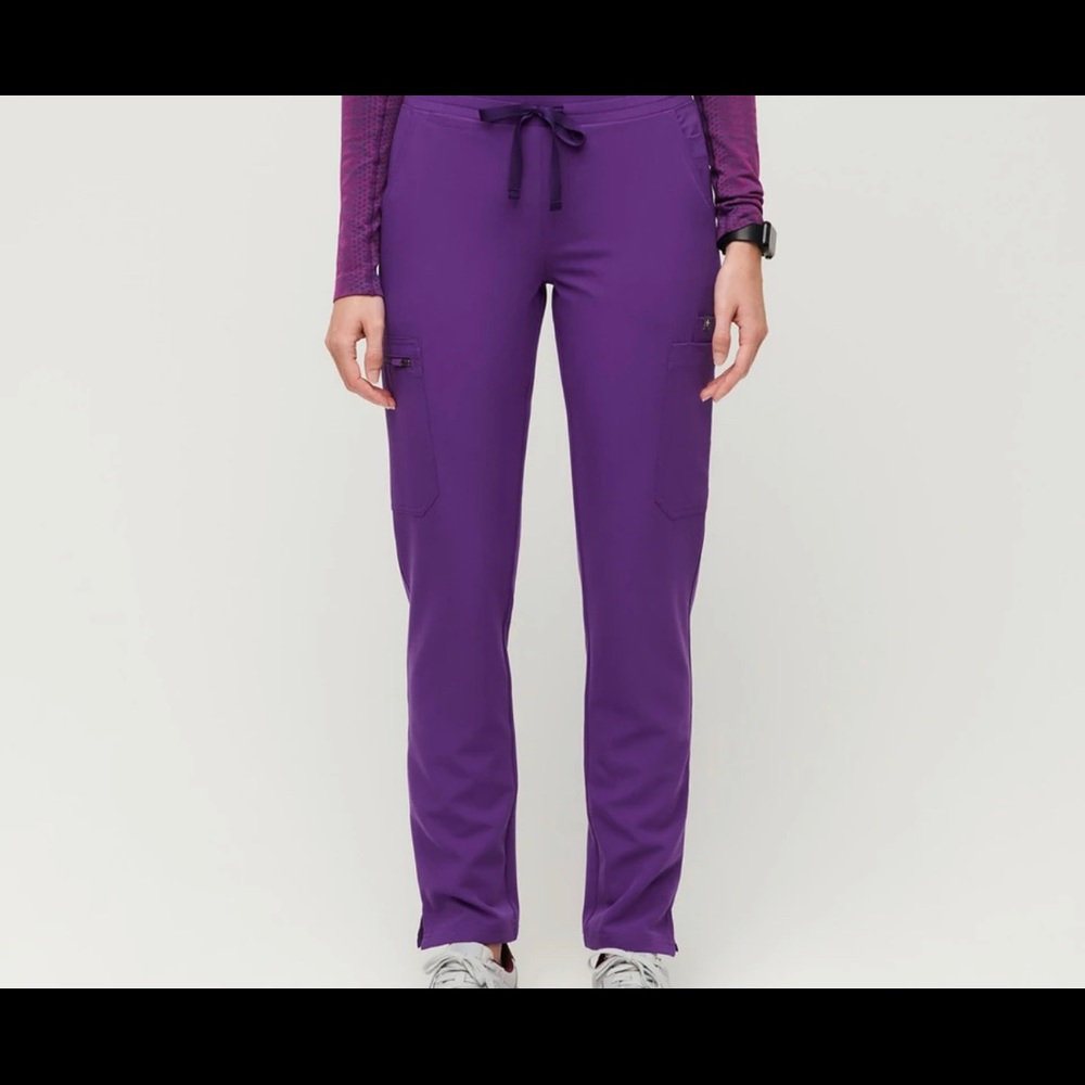 Figs scrub set digital grape camsa top and yola bottoms